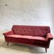 Mid-century modern three-seater velvet sofa, Swedish 1950s–1960s