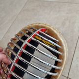 Japan - Men's Kendo protective mask in red lacquered metal - 1950