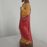 Ancient statue of the Sacred Heart