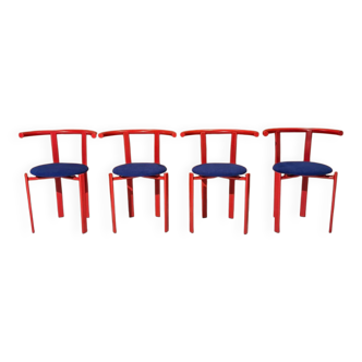 4 chaises vintage rénovées