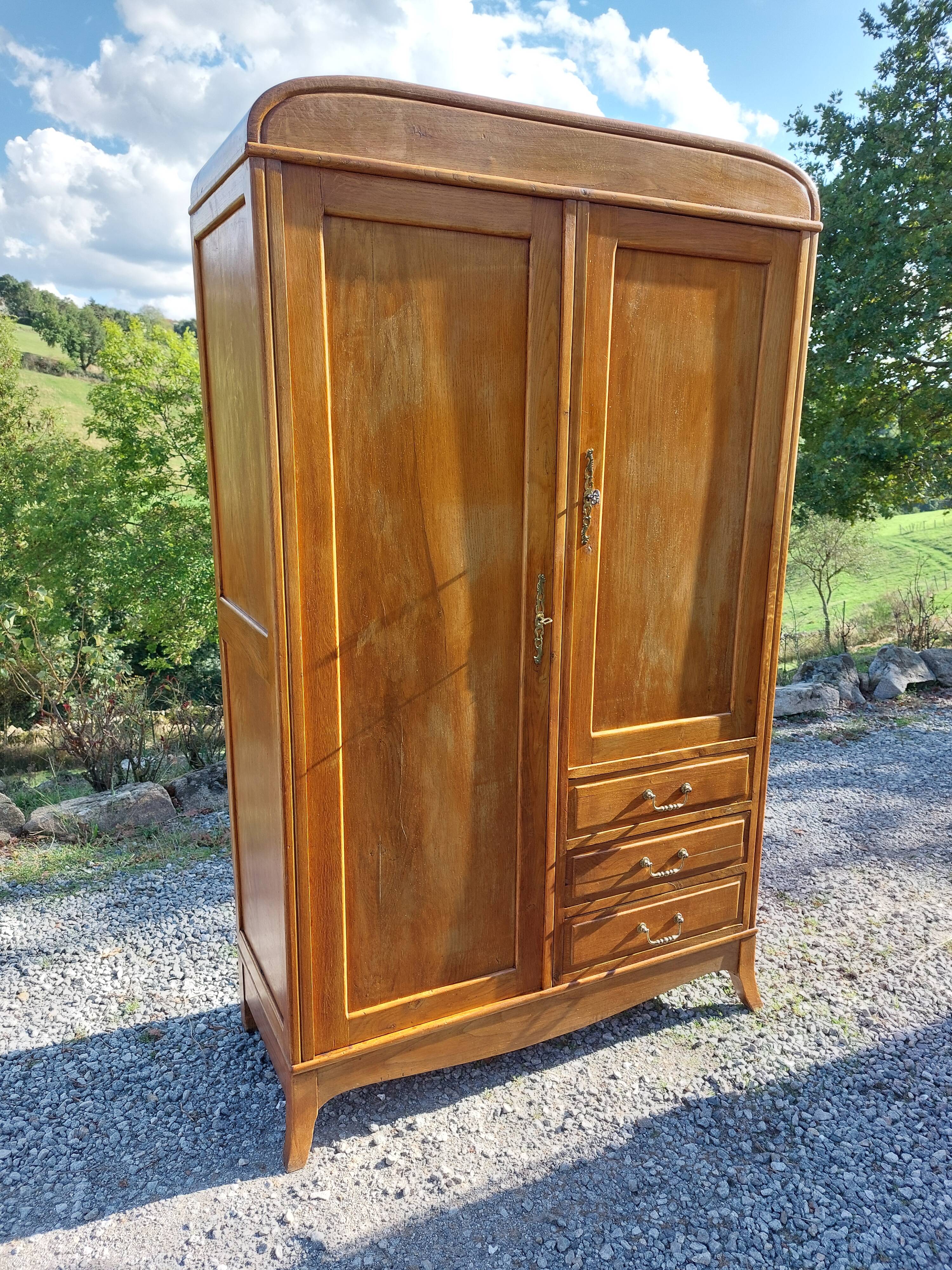 Parisian wardrobe, triple function (wardrobe, chest of drawers, cupboard), 1940s.