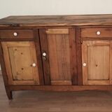 Base de commode en pin de campagne, sud de l'Italie, fin du XIXe siècle