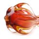 Murano vase, mid-century modern, glass, Italy, 1950s