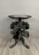 Round Table With Green Marble Inlays Early 20th Century