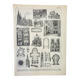 Old engraving 1898, Church, cathedral, religious • Original and vintage lithograph