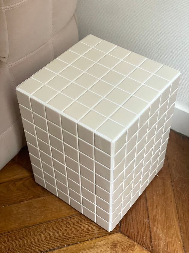 Column - beige/white