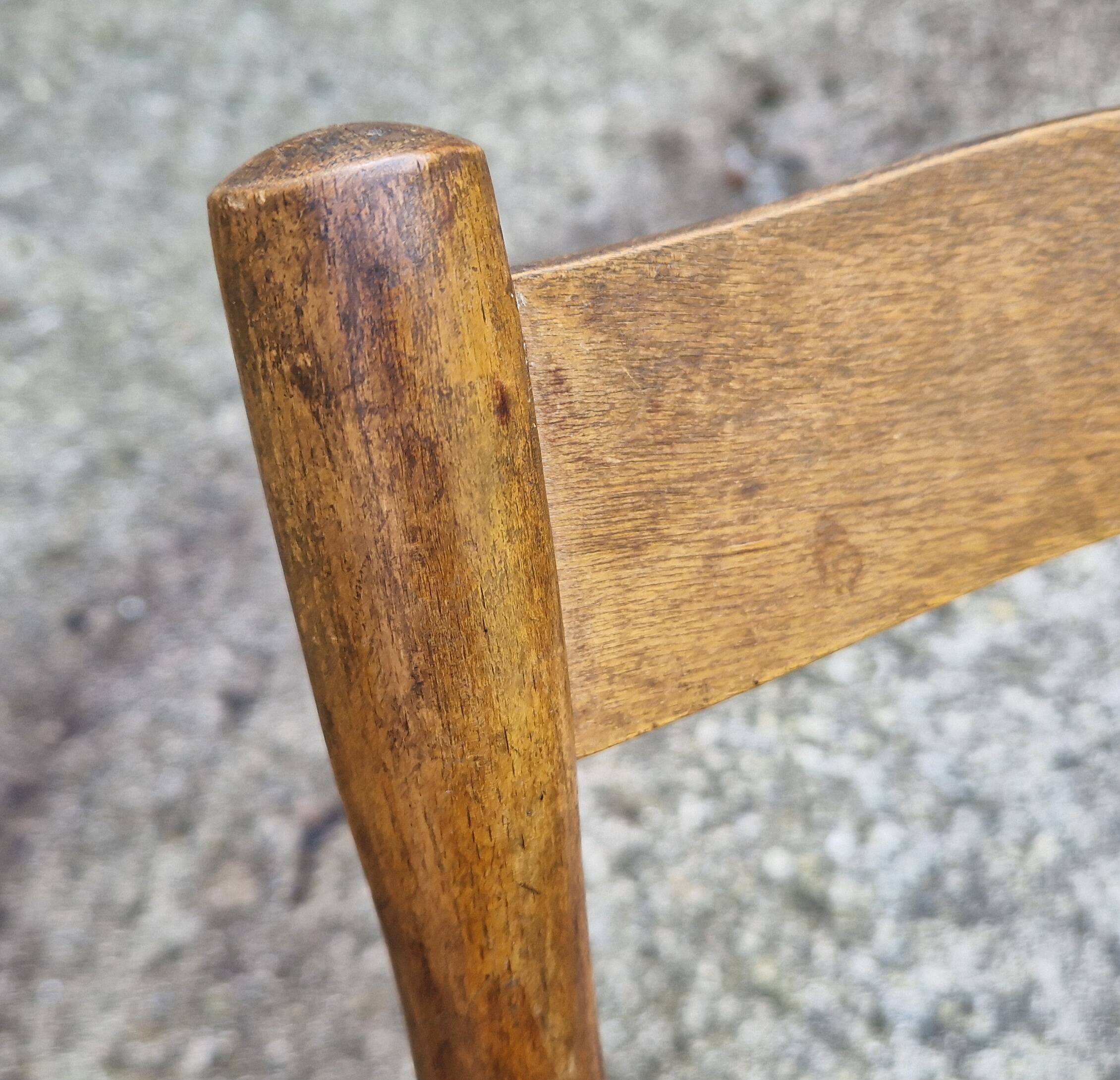 Small antique Baumann children's cane chair