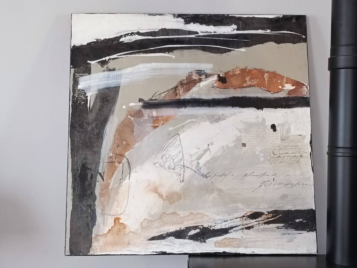 Abstract painting by Michelle Boissonnot