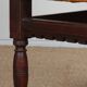 Set of 4 rush-seated chairs in solid oak, 1950.