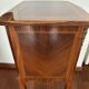 Small bedside table in marquetry in the Louis XV style.