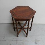 Antique oak sidetable