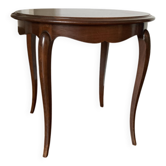 Louis XVI table / pedestal table in solid wood
