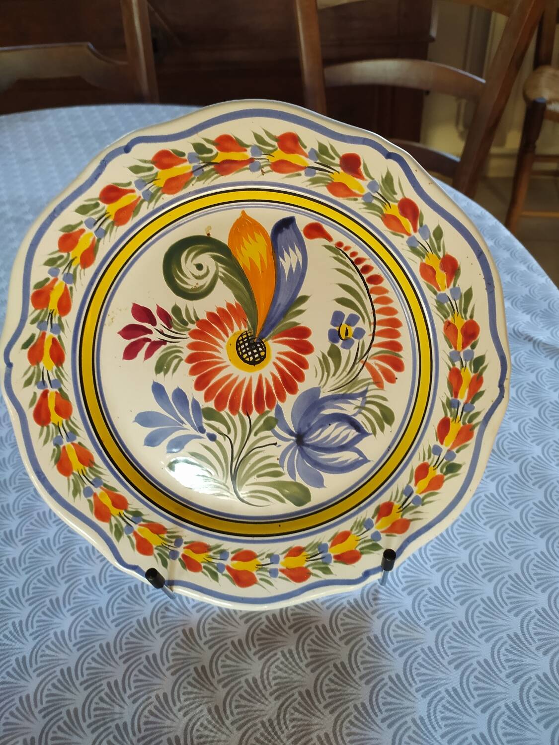 Stamped Breton plate