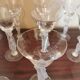 Série de 10 verres à vin Vénus et Bacchus, cristal de Bayel