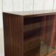1970s English display cabinet in mahogany