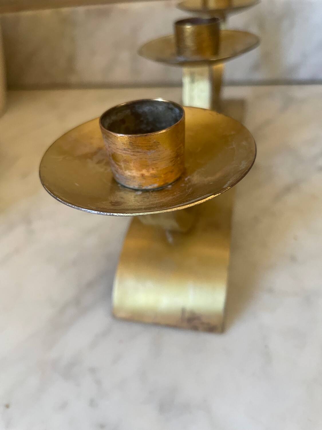 Pair of Art Deco candlesticks