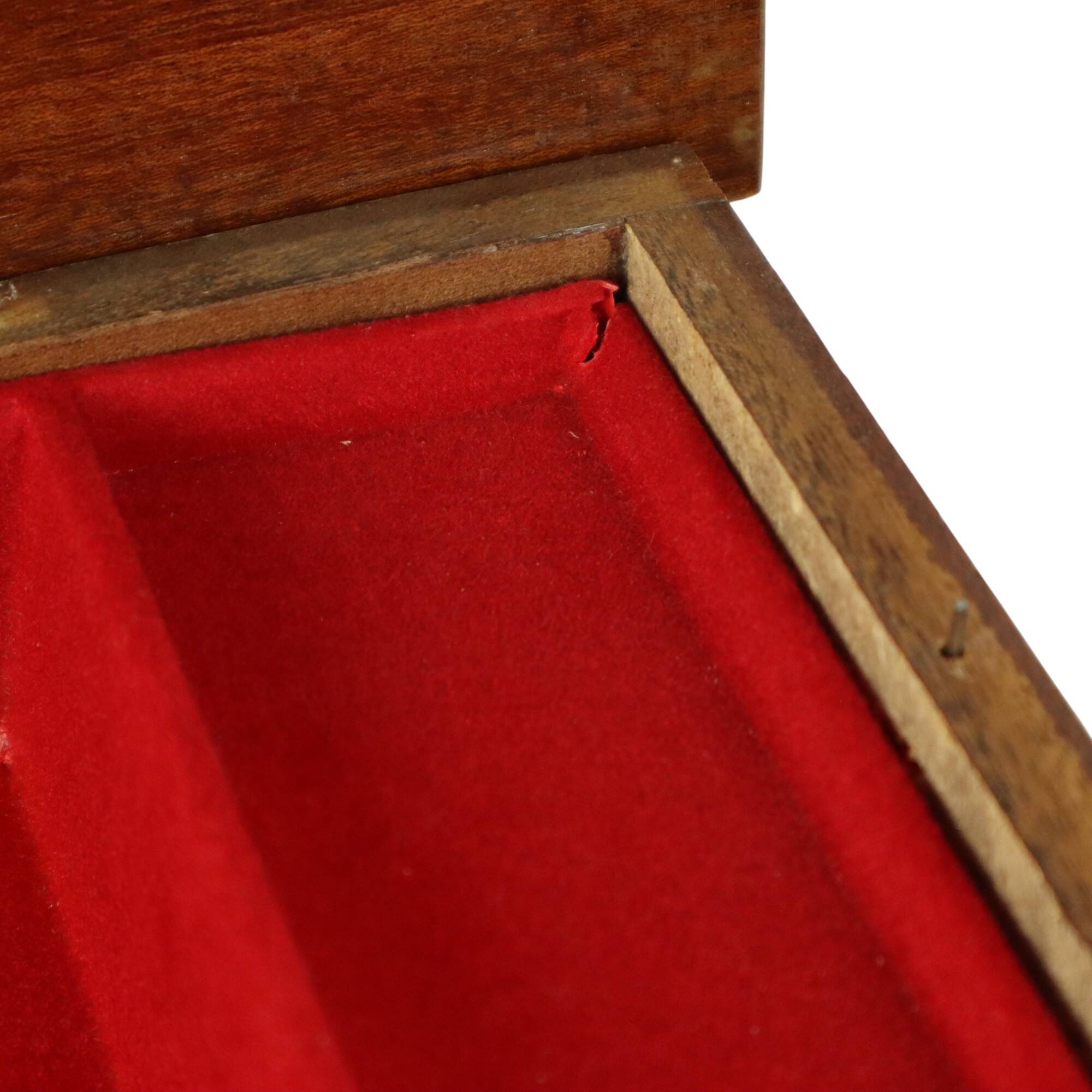 Italian Music Box Wooden Table Sorrento Sankyo