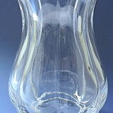Polylobed vase in colorless crystal from Sèvres