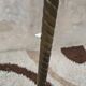 Lampe cordage vintage, années 60