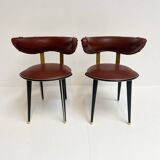 Set of 2 Umberto Mascagni chairs, 1960s