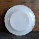 Pair of antique French faience plates, possibly Nevers, 19th century, hand-