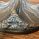 Lamp signed Georges Leleu era Art Nouveau Tiffany hat