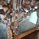 Horrix buffet cabinet with mirror – Black Forest style, by Horrix