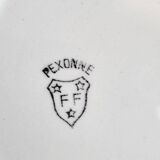 Set of 7 ceramic plates FF Pexonne