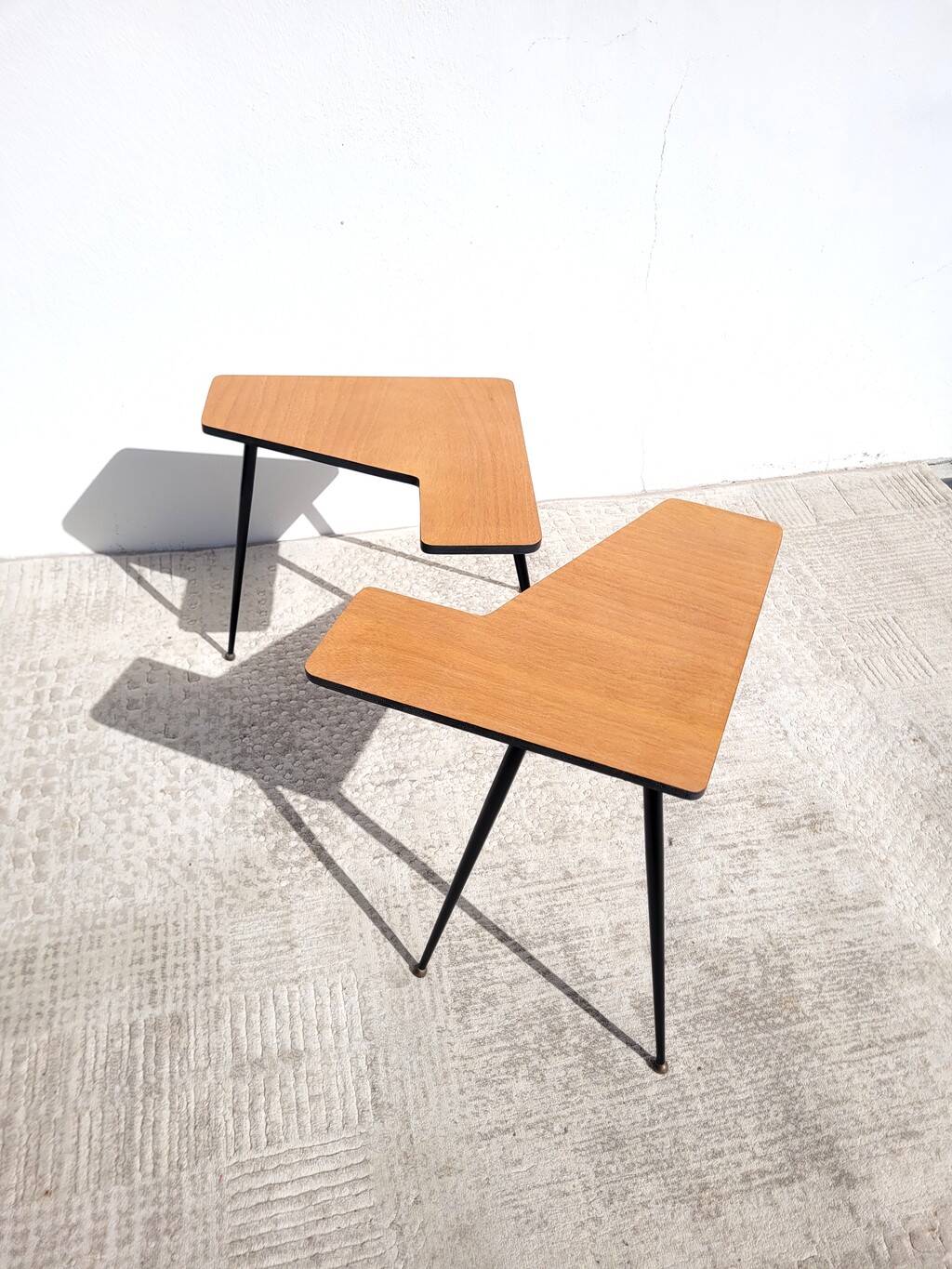 Pair of renovated 1960s coffee tables