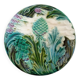 Asparagus/artichoke slushie plate