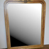 Louis Philippe period mirror with gold leaf 113x143cm