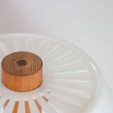 Lampe de table Tsar Suède en pin et plexiglas