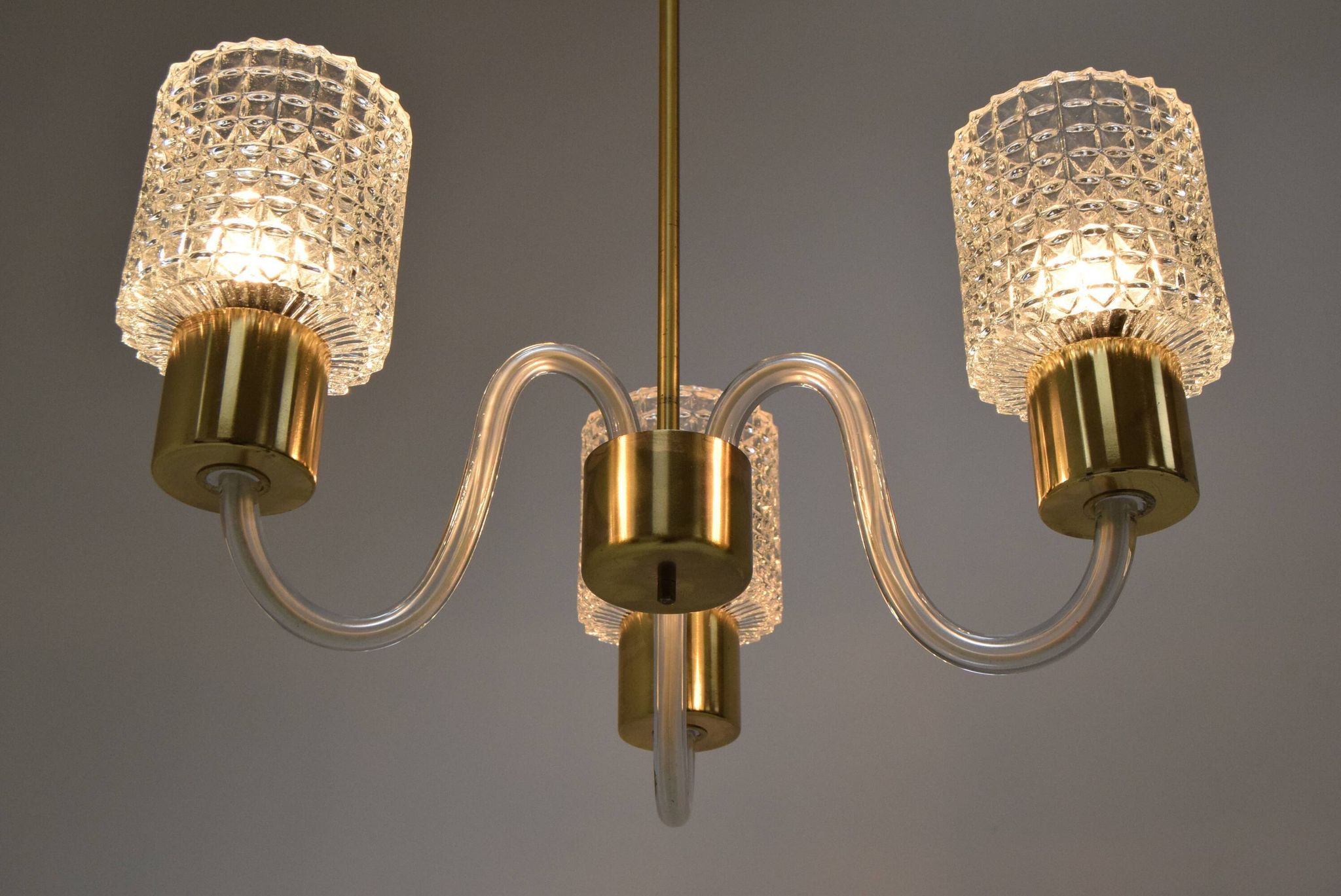 Lustre du milieu du siècle Kamenicky senov années 1960