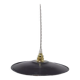Suspension in black enamelled sheet metal