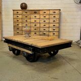 Former industrial mine wagon