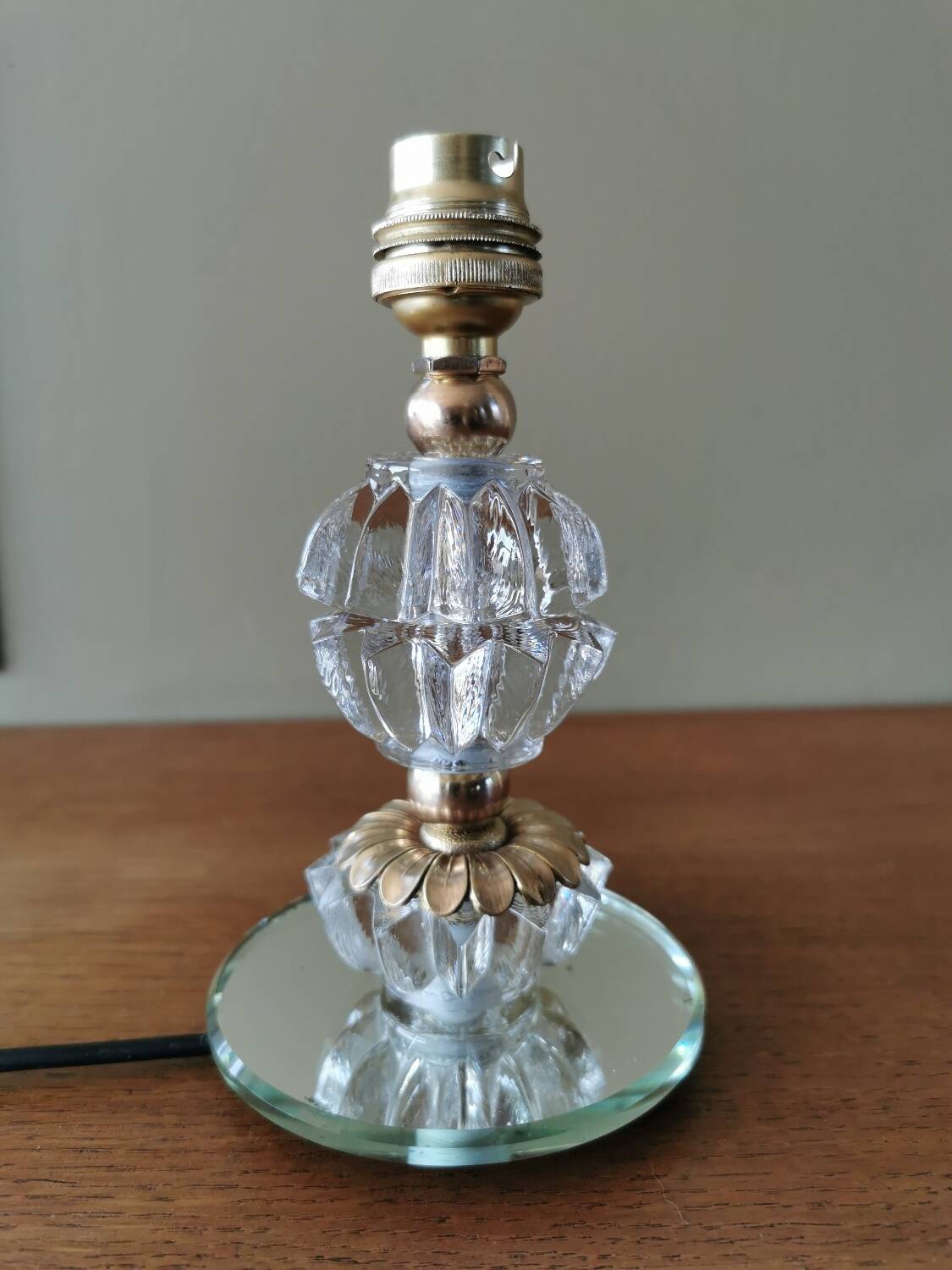 Adnet style art deco lamp base