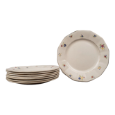 Flat plates x8 - Digoin Sarreguemines, Falaise model