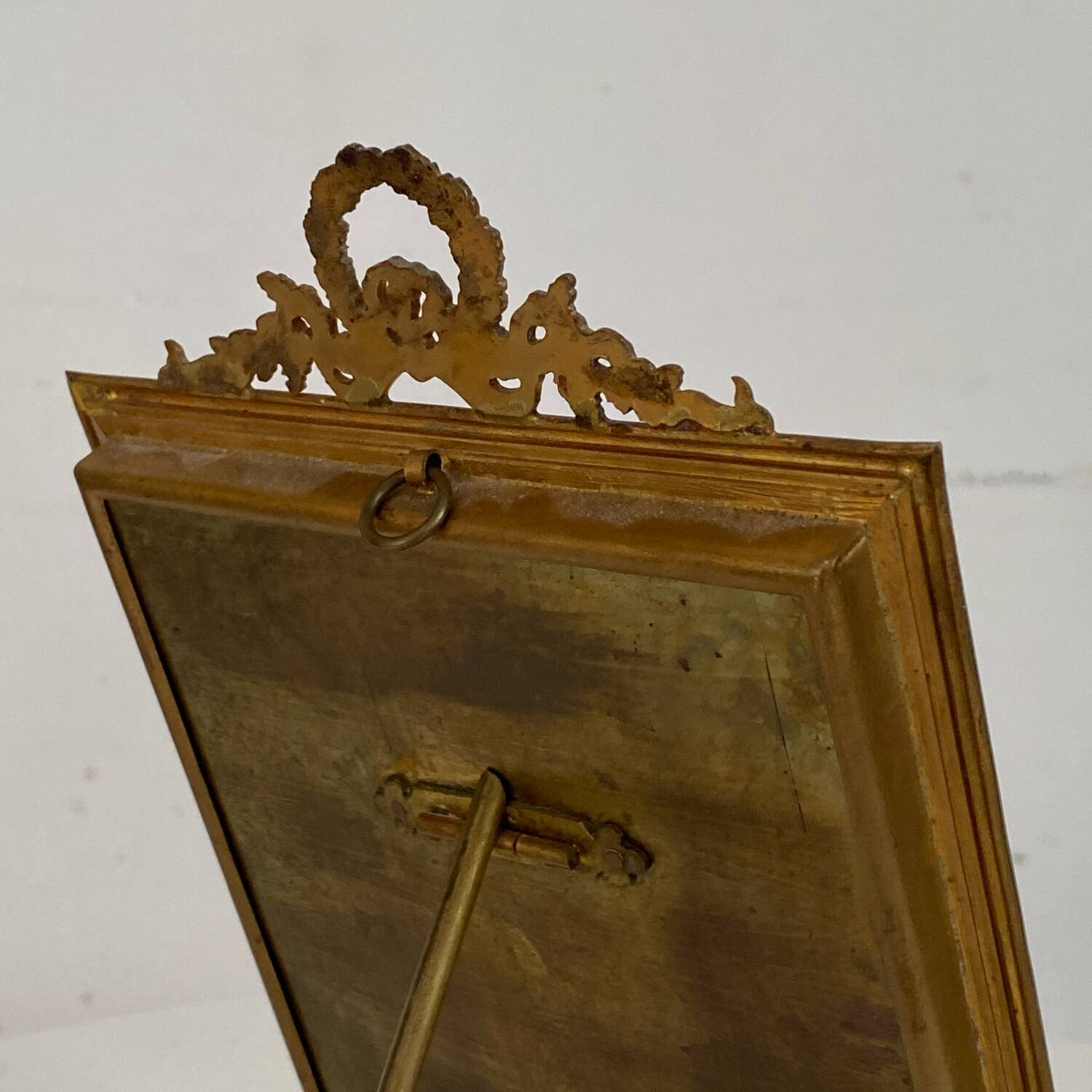 Small Napoleon III photo frame in gilded brass