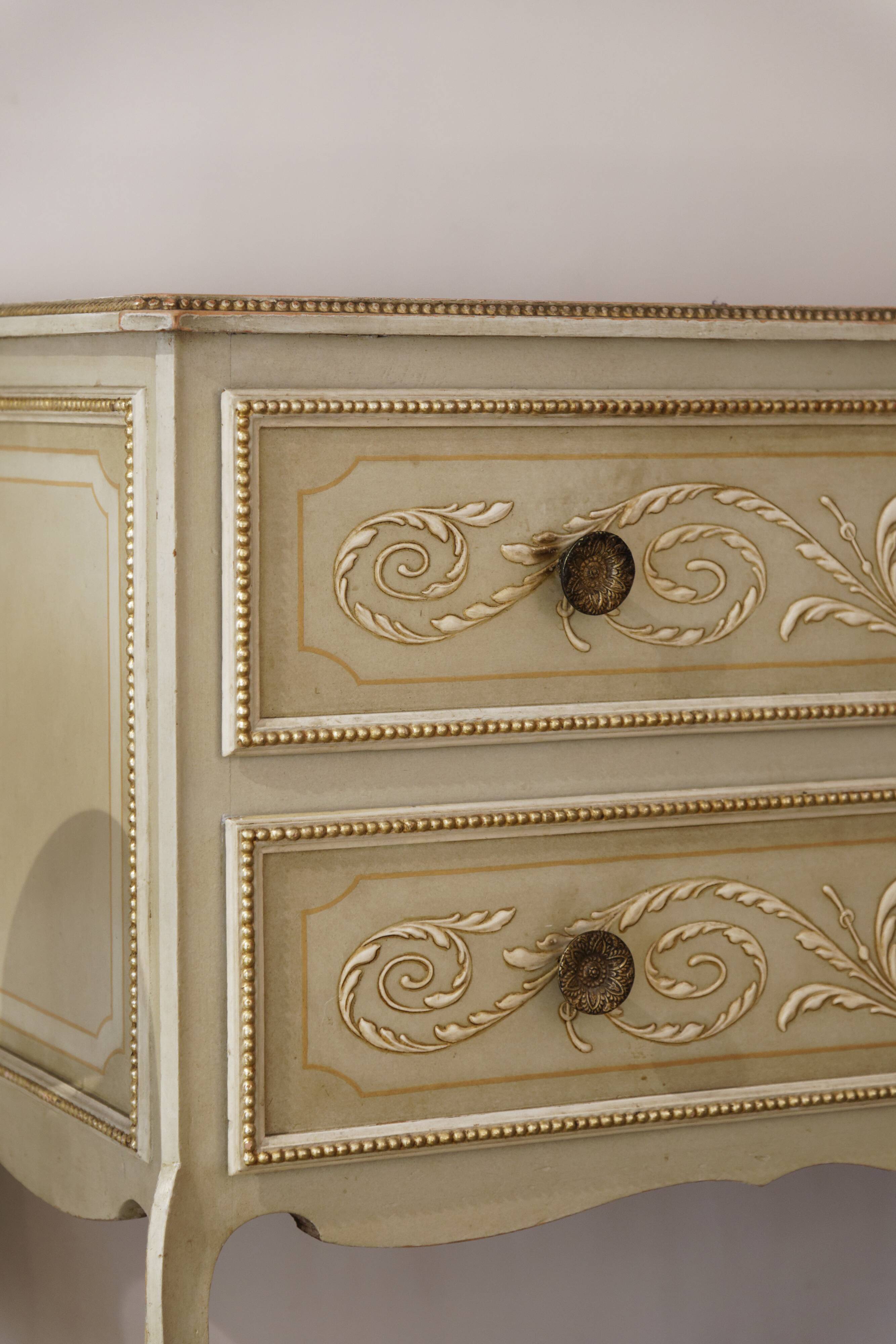 Chest of drawers 2 drawers venetian style