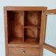 Vintage solid oak medicine cabinet