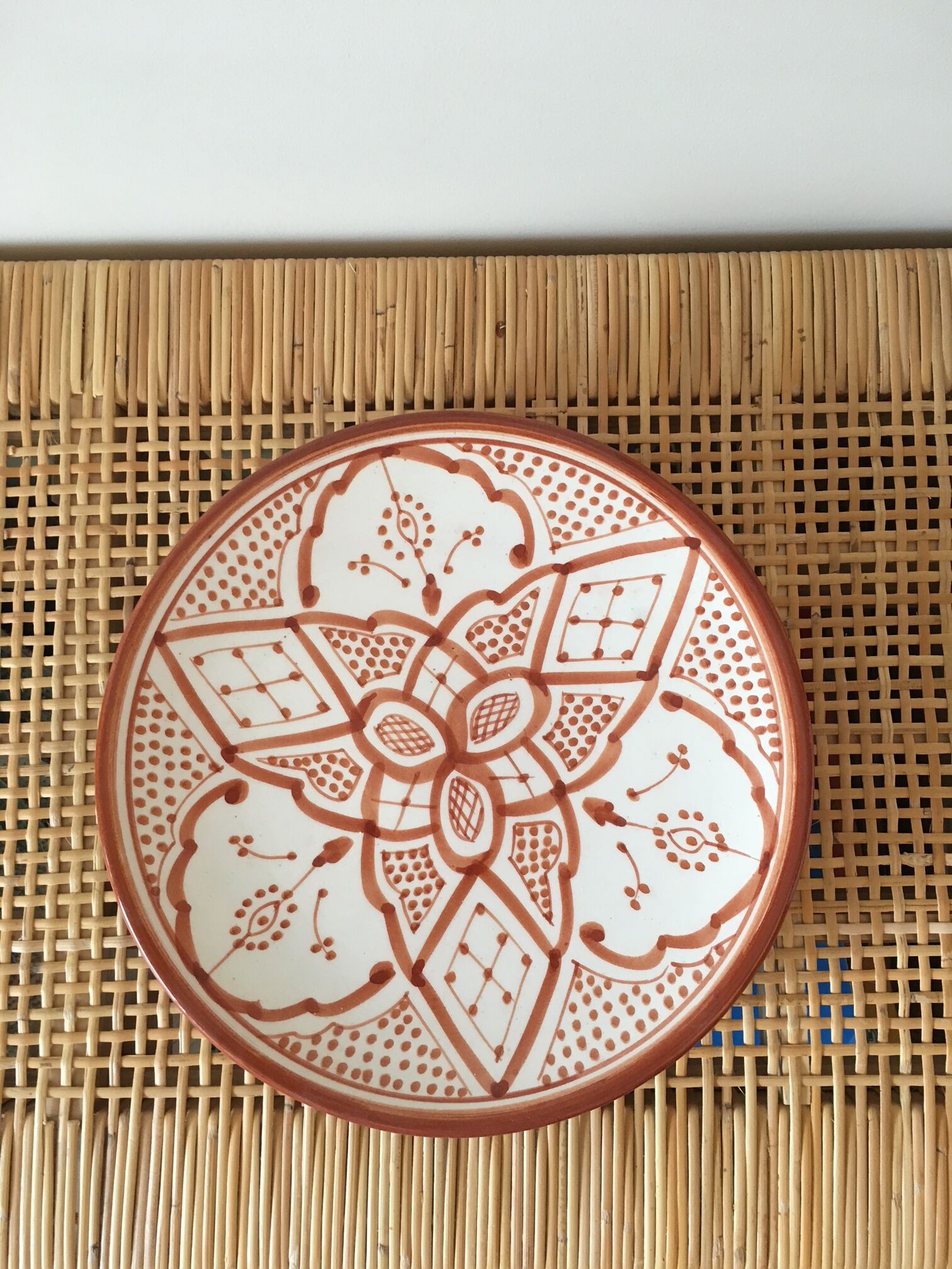 Moroccan ceramic plates