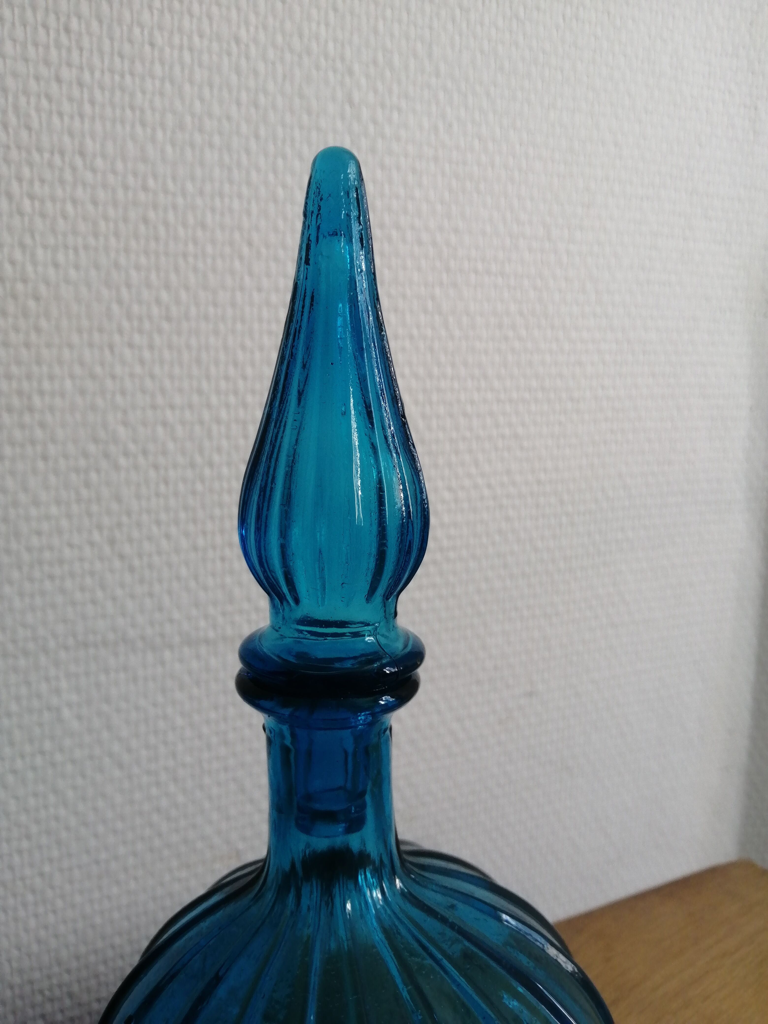Blue carafe