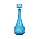 Vintage Cobalt Blue Carafe 0.5L Glass Made in Belgium