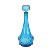 Vintage Cobalt Blue Carafe 0.5L Glass Made in Belgium