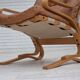 1970s, Norwegian armchair, model "Kengu", furniture leather.