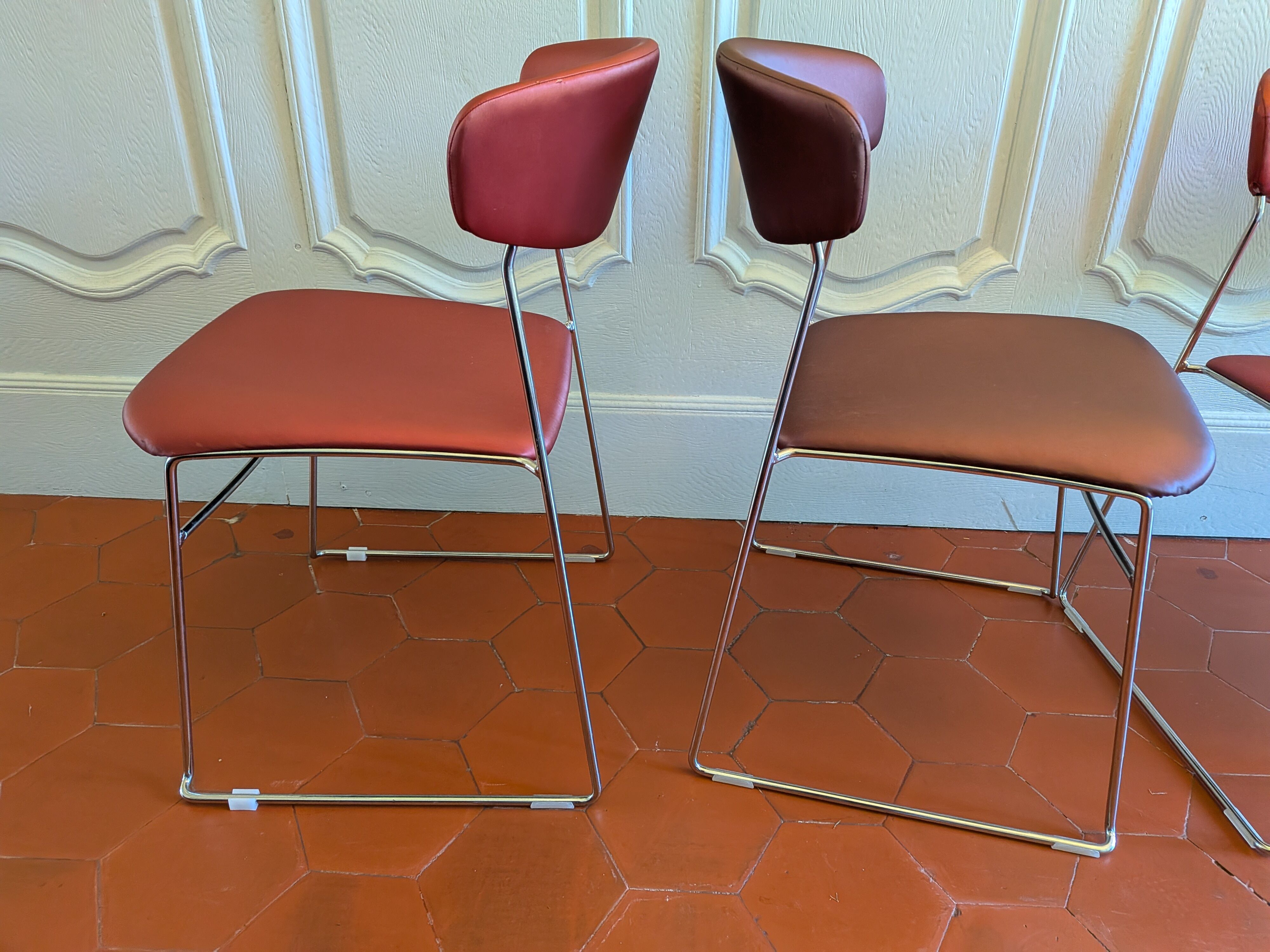 Lot de 4 chaises Wolfgang par Fornasari