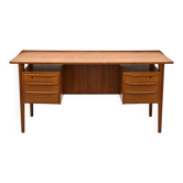 Bureau d'écriture vintage danois en teck par Peter Løvig Nielsen pour Løvig, années 1960