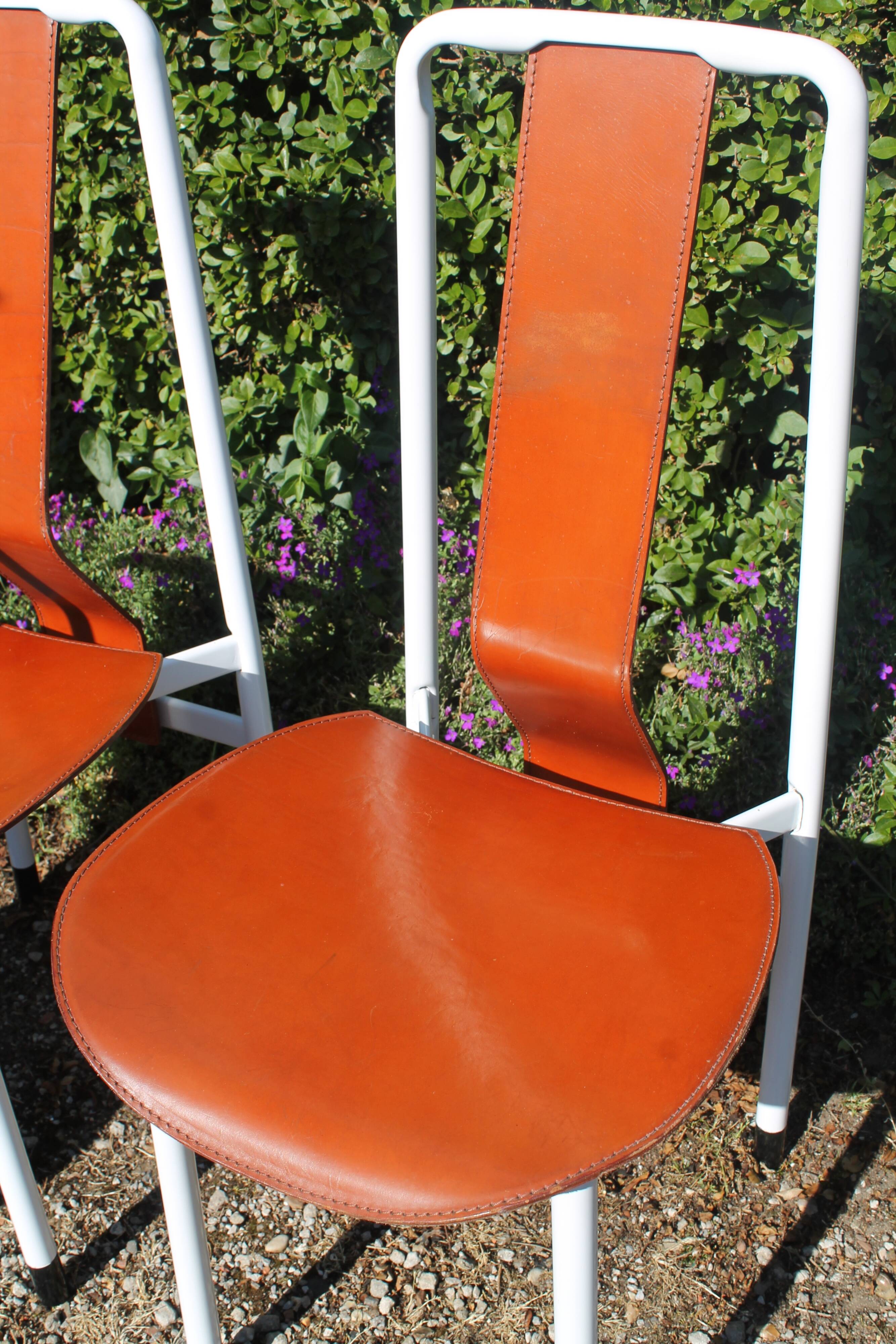 A. Castiglioni Irma serie of 6 chairs for Zanotta