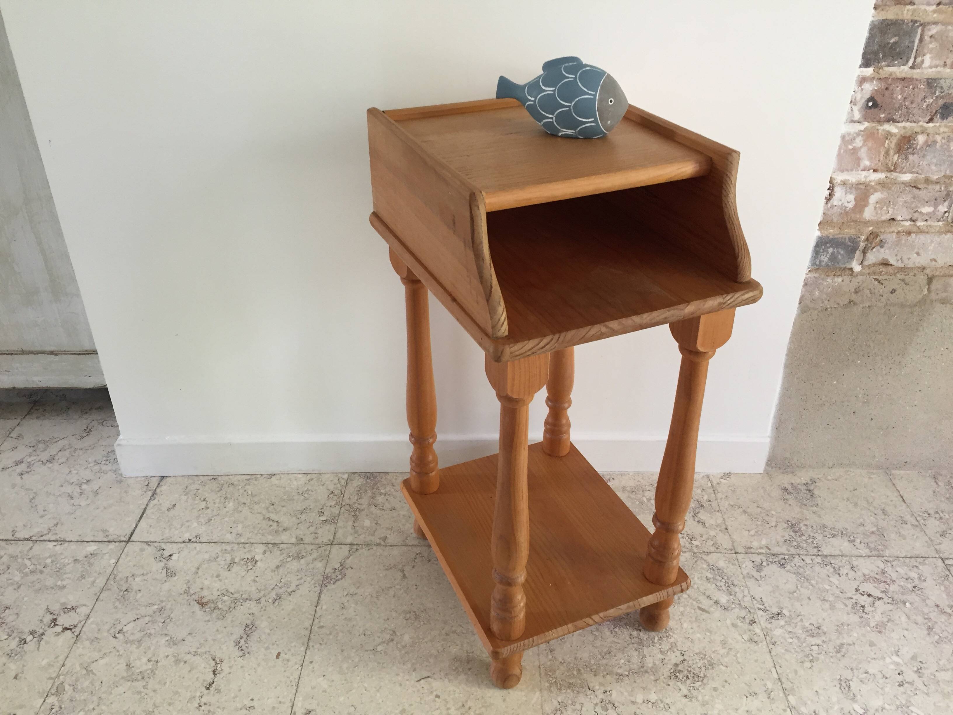 Small vintage bedside table