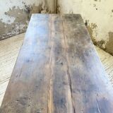 1950s oak farmhouse table with spindle legs